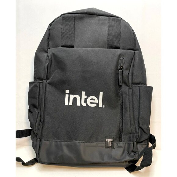 Intel padded laptop backpack 19" x 15" bag Leed's black - Picture 1 of 9